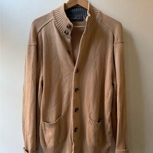 Oscar de la Renta men’s knit button up